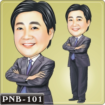 男生人像Q版漫畫PNB-101